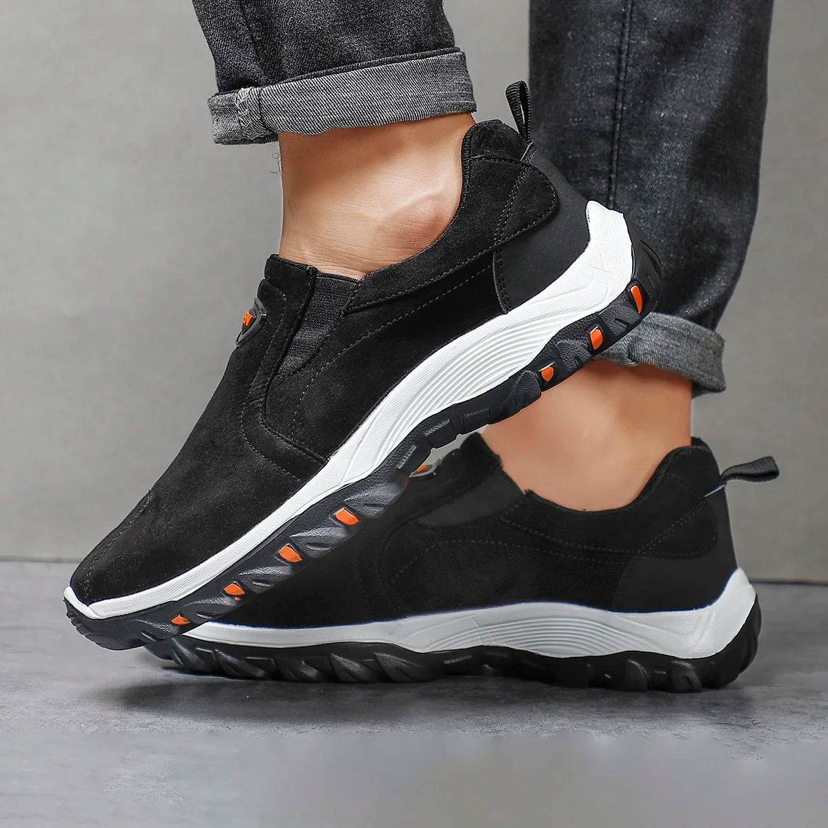 Men Shoes Comfortable Casual Shoes for Men Walking Sneakers Slip On Loafers Men Lightweight Moccasin Male Footwear - AIAZ