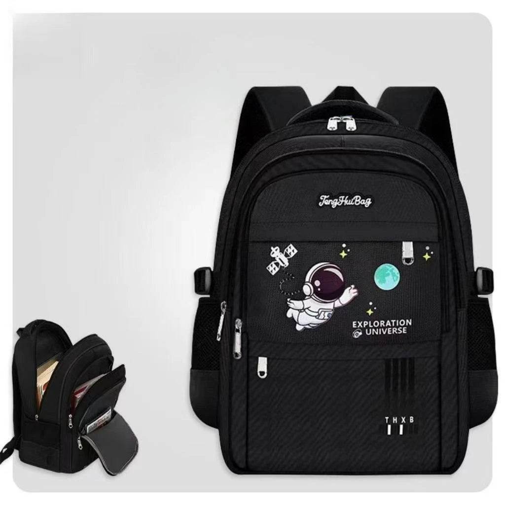 2025 New Backpack for Students Children with Large Capacity and High Aesthetic Value. Ins Lightweight Backpack for Space Boys - AIAZ