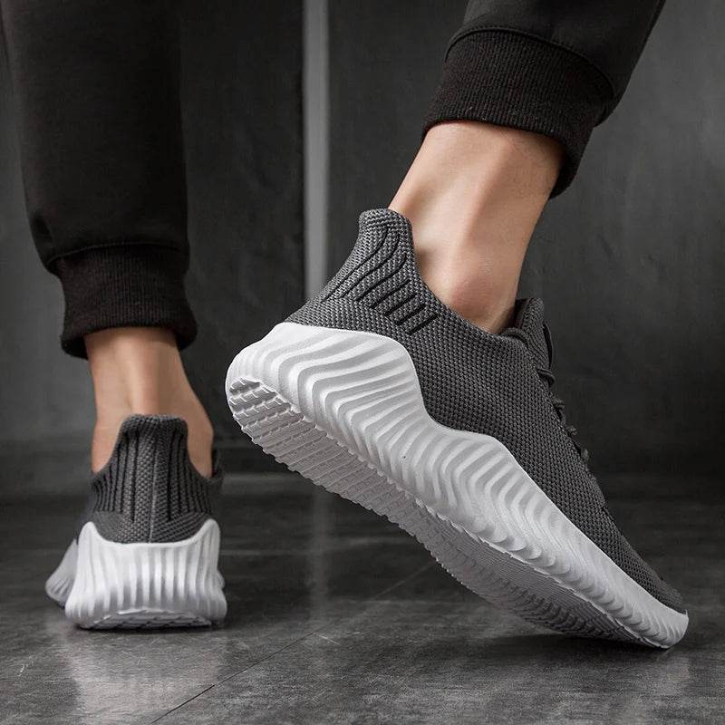 Shoes for Men Designer Men Shoes Breathable Mesh White Men's Tennis Trainers Male Casual Sneakers Zapatos Hombre Tenis Masculino - AIAZ