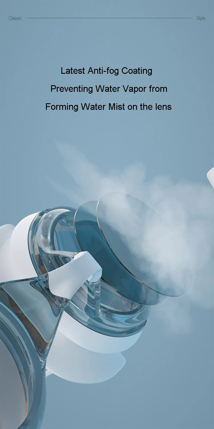 Swimming Goggles Adult Professional Pool Goggles Waterproof Swim Glasses Anti Fog UV Protection Swim Goggles for Men Women Youth