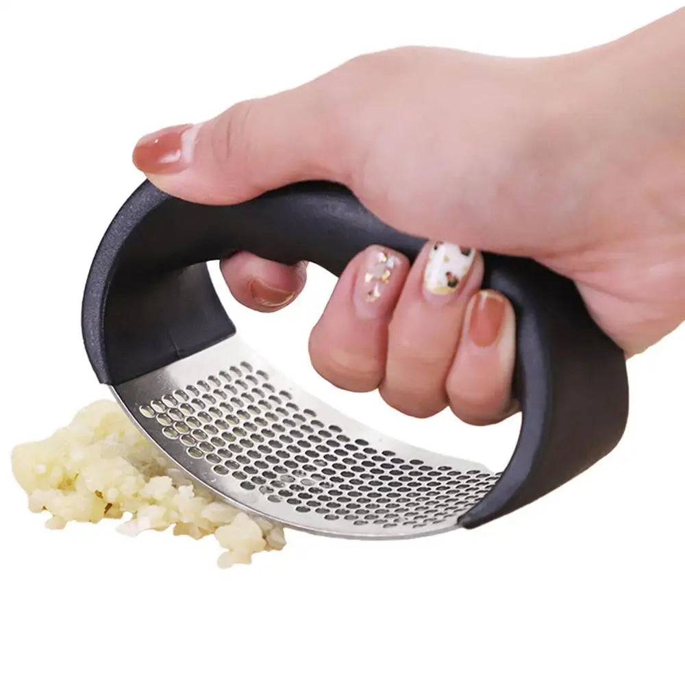 Stainless Steel Garlic Press Crusher Manual Minced Garlic Chopped Garlic Cutting Mince Tools Fruit Vegetable Tool Kitchen Gadget