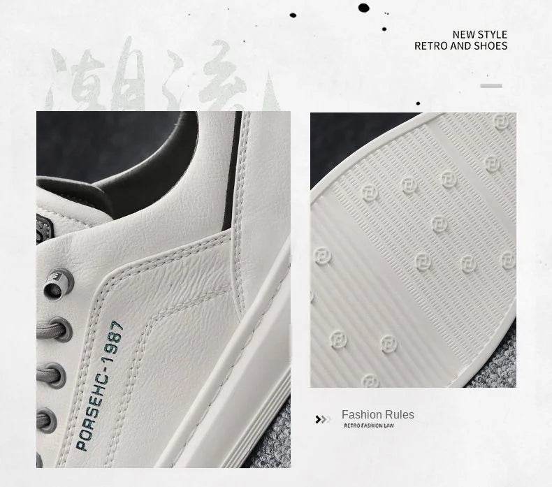 New Shoes for Men Comfortable Flat Men's Casual Shoes Outdoor Wild Men's Sneakers High End Fashion One Pedal Dress Shoes Male - AIAZ