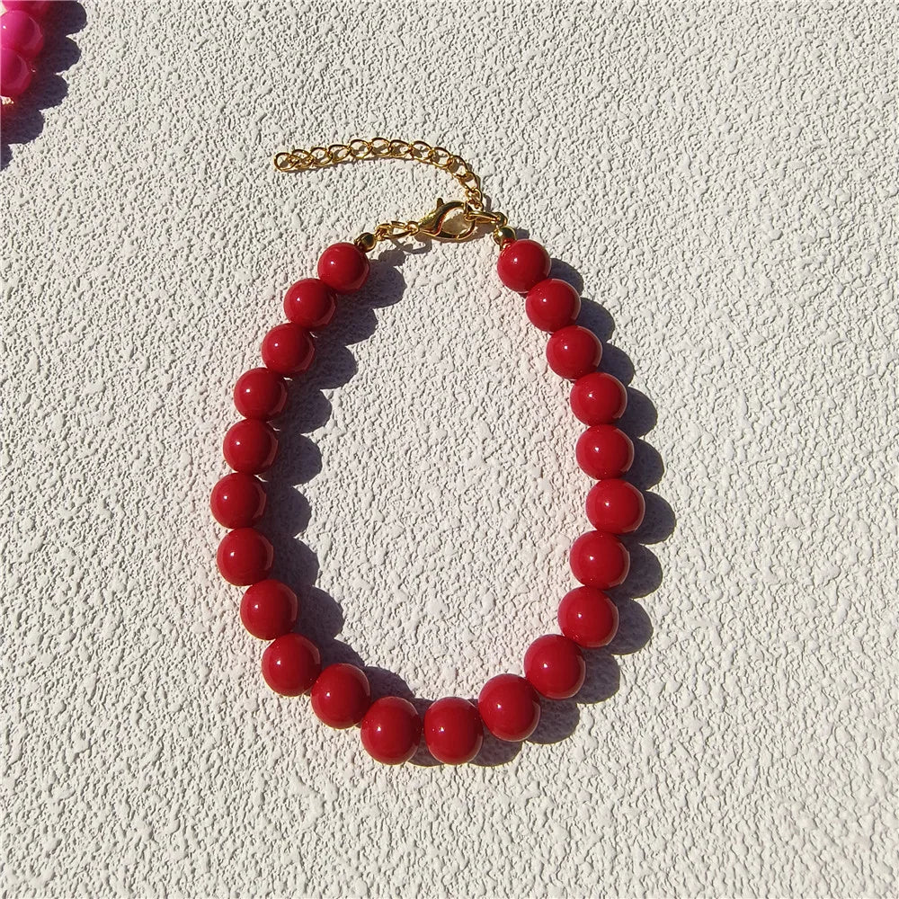 Dogs Necklace Extension Chain Design Pet Collar Fashion Dogs Faux Pearls Necklace Loop DIY Cat Dog Grooming Accessory