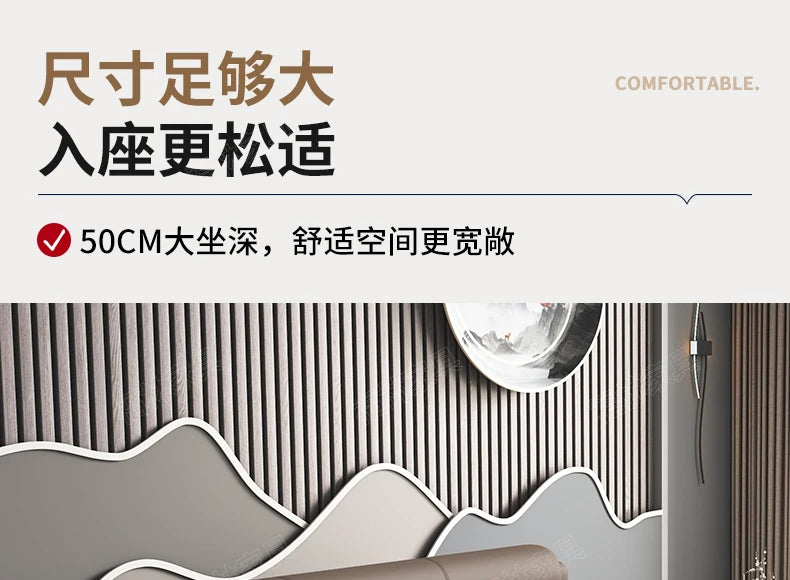 Office Sofa Coffee Table Combination Modern Simple Business Three-person Reception Negotiation Area a Full Pull-out Armchair