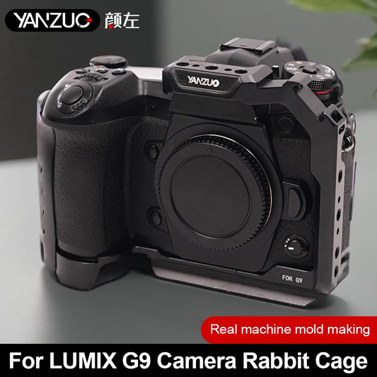 YANZUO Portable Camera G9 Rabbit Cage Kit Suitable For Panasonic Lumlx G9 Camera Metal Protective Frame 1/4 Hole Camera Cage