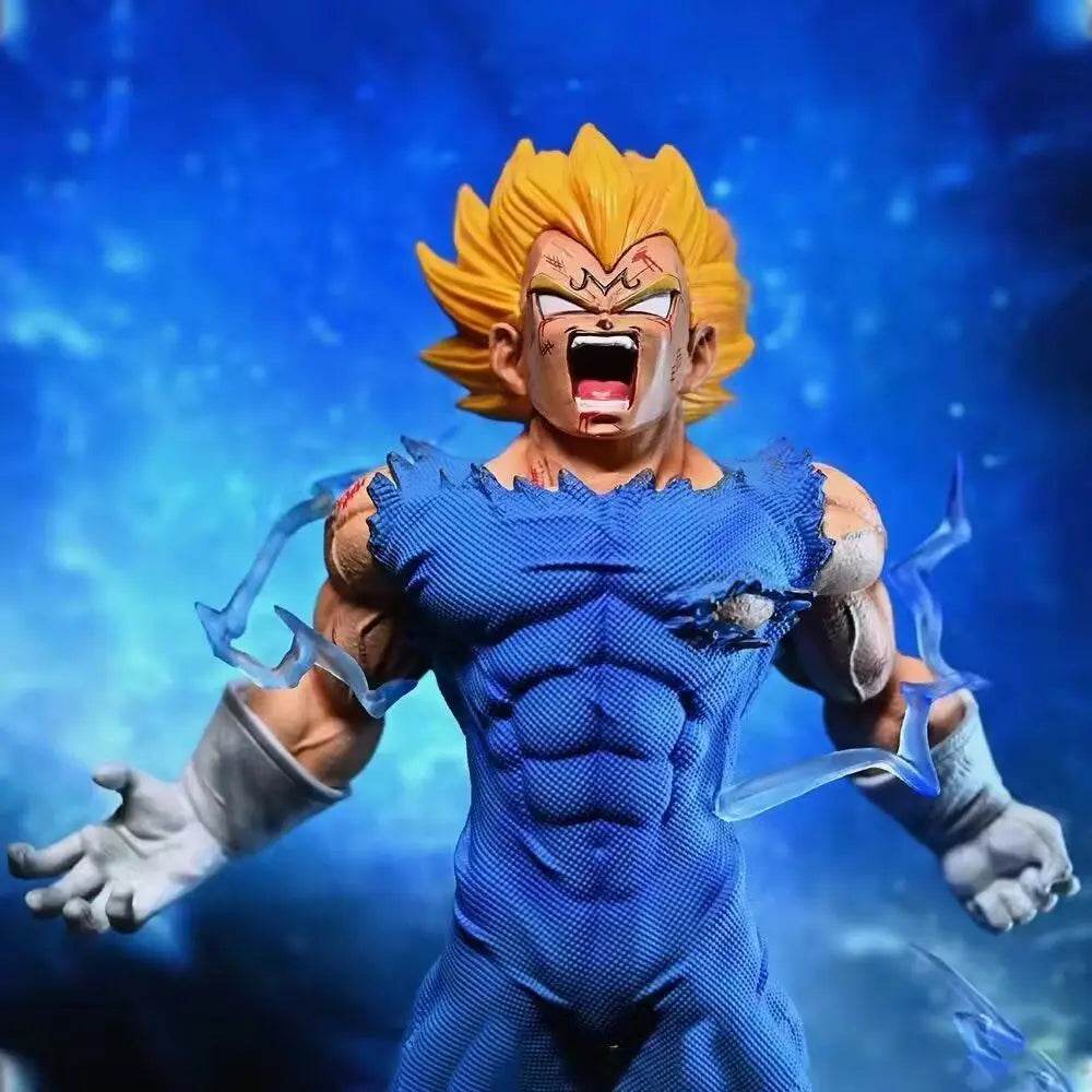 27cm Dragon Ball Self Destructing Vegeta Demonized Vegeta Action Figurin Model Pvc Statue Doll Statue Model Collection Toys Gift - AIAZ