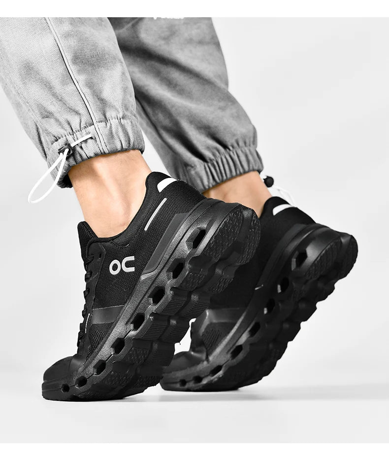 Fluorescence Running Shoes Men Training Marathon Sports Breathable Lightweight Women's Comfortable Nonskid Leisure Sneakers