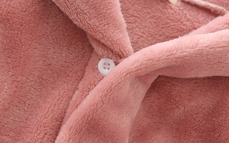 Kids Soft Pajamas Children's Winter Flannel Bathrobe 2023 New Cartoon Cute Sleepwear Boys Girls Autumn Robes Hooded Homewear