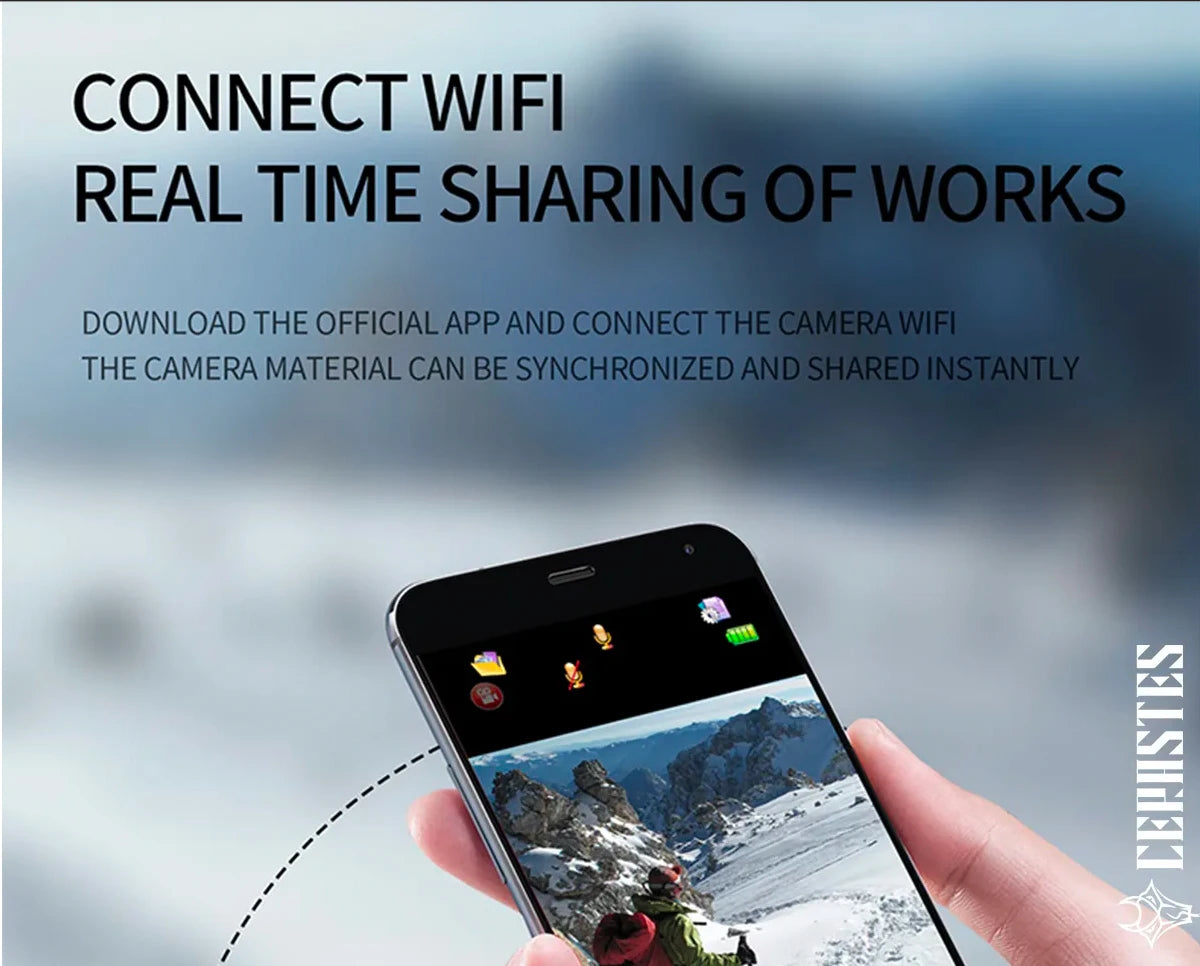 4K Action Camera 4K60FPS With Remote Control Screen Waterproof Sport Camera drive recorder Sports Camera Helmet Action Cam