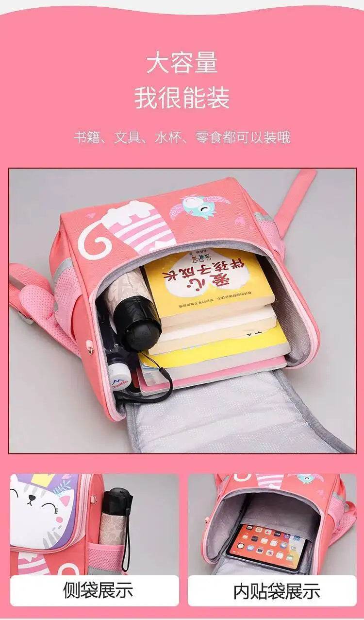 Children School Bags Girls Boys Backpacks Kindergarten Schoolbag Cartoon Animal Toddler Kids Backpack For 2-8 Years - AIAZ