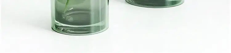 Nordic Sle Simple Design Glass Candlesti Transparent Glass Vase Artistic Flower Arrangement Home Decorations Center Piece