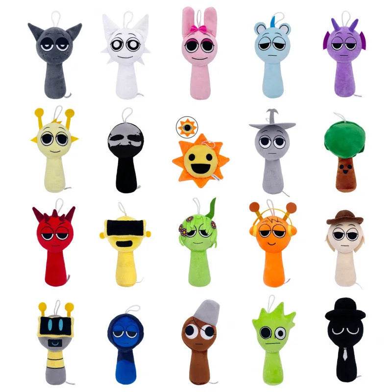 Sprunki Plush Toys Sprunki Plush Doll Sprunki Game Cartoon Pillow Kids Birthday Gifts Stuffed Dolls Christmas Gift - AIAZ