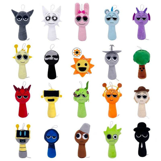 Sprunki Plush Toys Sprunki Plush Doll Sprunki Game Cartoon Pillow Kids Birthday Gifts Stuffed Dolls Christmas Gift - AIAZ