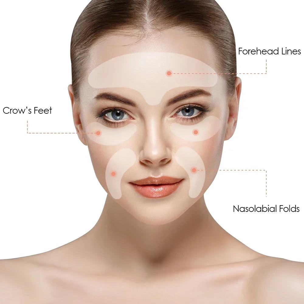 Silicone Face & Neck Lift Patches Anti Rimpel Pads Wrinkle Removal Sticker Face Forehead Neck Eye Sticker Pad Lifting Care