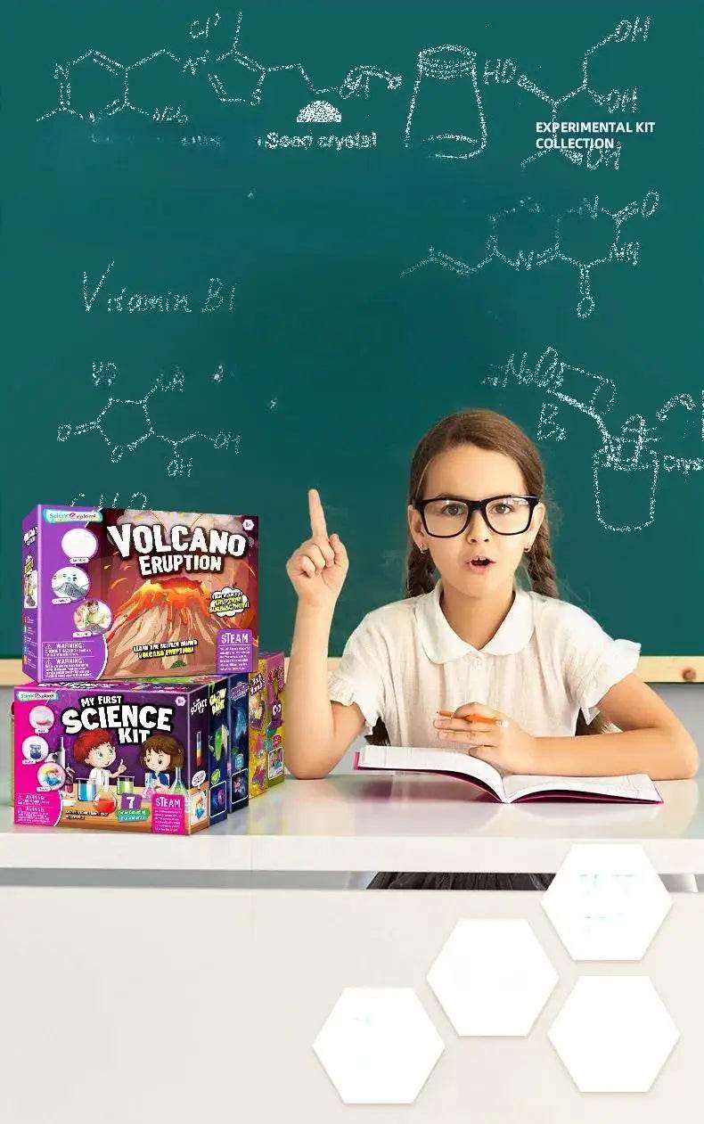 9 SET Science Experiment Kit Magic Science TOY Handmade DIY Soap Puzzle STEM TOYS for Kids Funny Science experiment Explore Gift - AIAZ