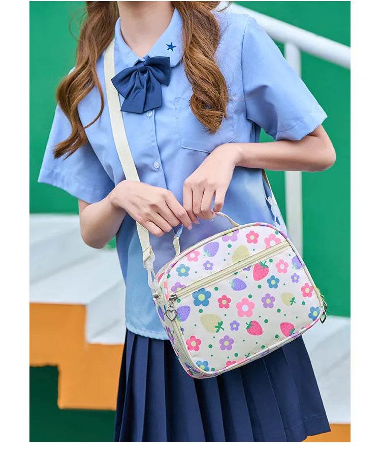School Bags for Girl Pencil Case Colorful Set School Backpack Book Bag Luxury Brand Schoolbag Teenager's Backpack Kids - AIAZ