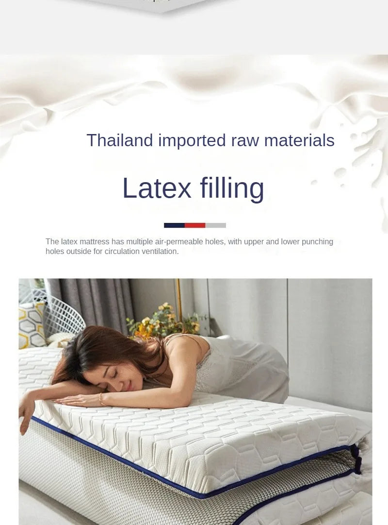 Household Thickened Foldable Tatami Cotton Mattress Cushion Non-Slip Mat for Home Student  Dormitory hotel Single Double Bed
