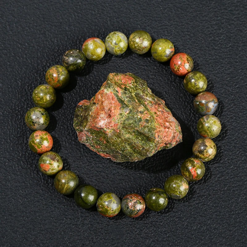 JD Natural Stone Lapis Lazuli Rock Quartz Amethyst Beads Bracelet for Women Men Reiki Healing Strand Bracelet Energy Jewelry