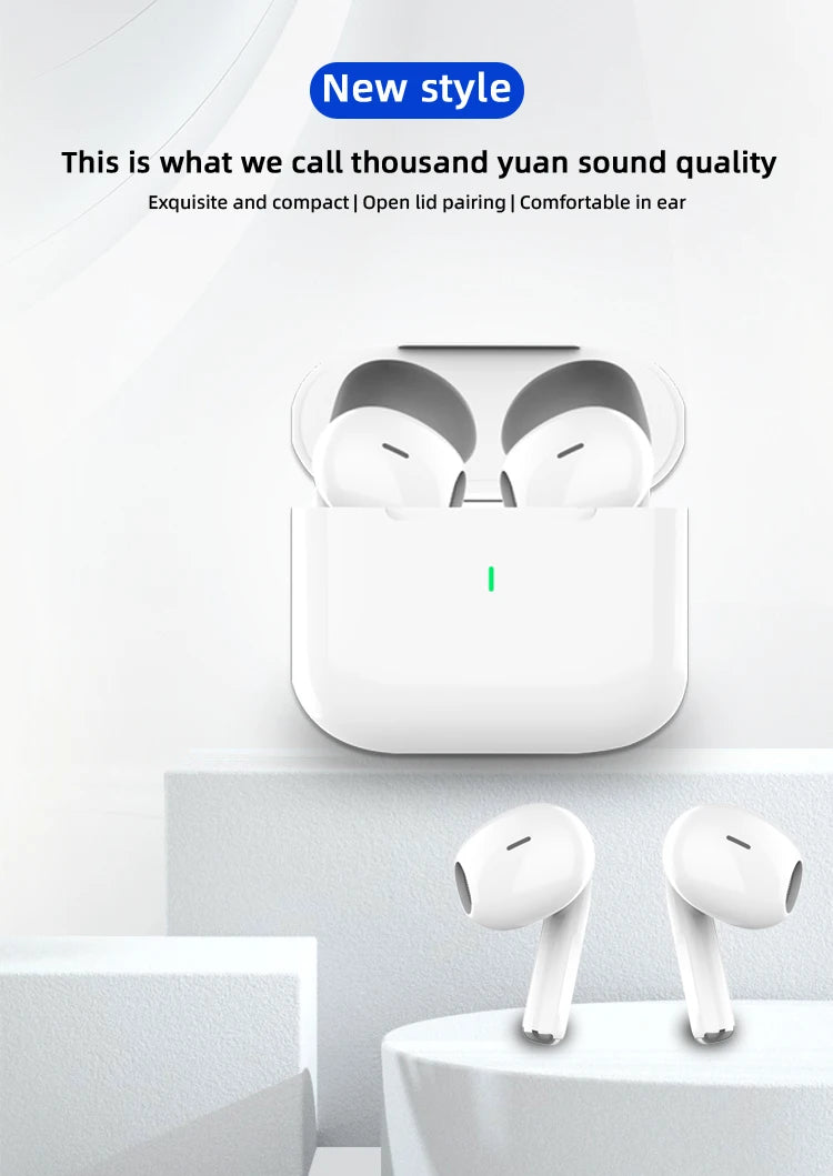 Original AIR ANC Noise Reduction Bluetooth Earphones Microphone wireless earbuds TWS Long battery life Pod Spatial Audio PRO