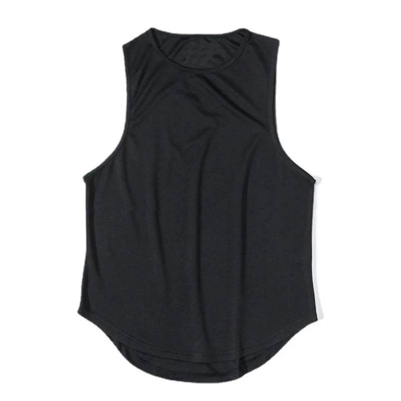 Men's Clothing Bodybuilding Gym T-shirts for Men Basketball Man Sleeveless Shirt T-shirt Vest Summer Clothes Tops Tees - AIAZ