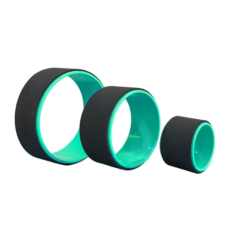 Hot Sell Fitness Gym Eco Cork Roller Yoga Wheel Set of 3 for Back Pain Relief