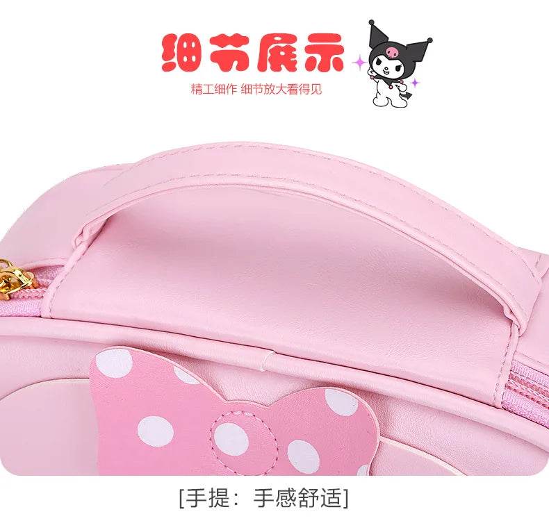 School Supplies Kawaii Pencil Case Stationery for Girls Pupil Cute Writing Bag Sanrio Kuromi Cinamoroll My Melody Student Kids - AIAZ