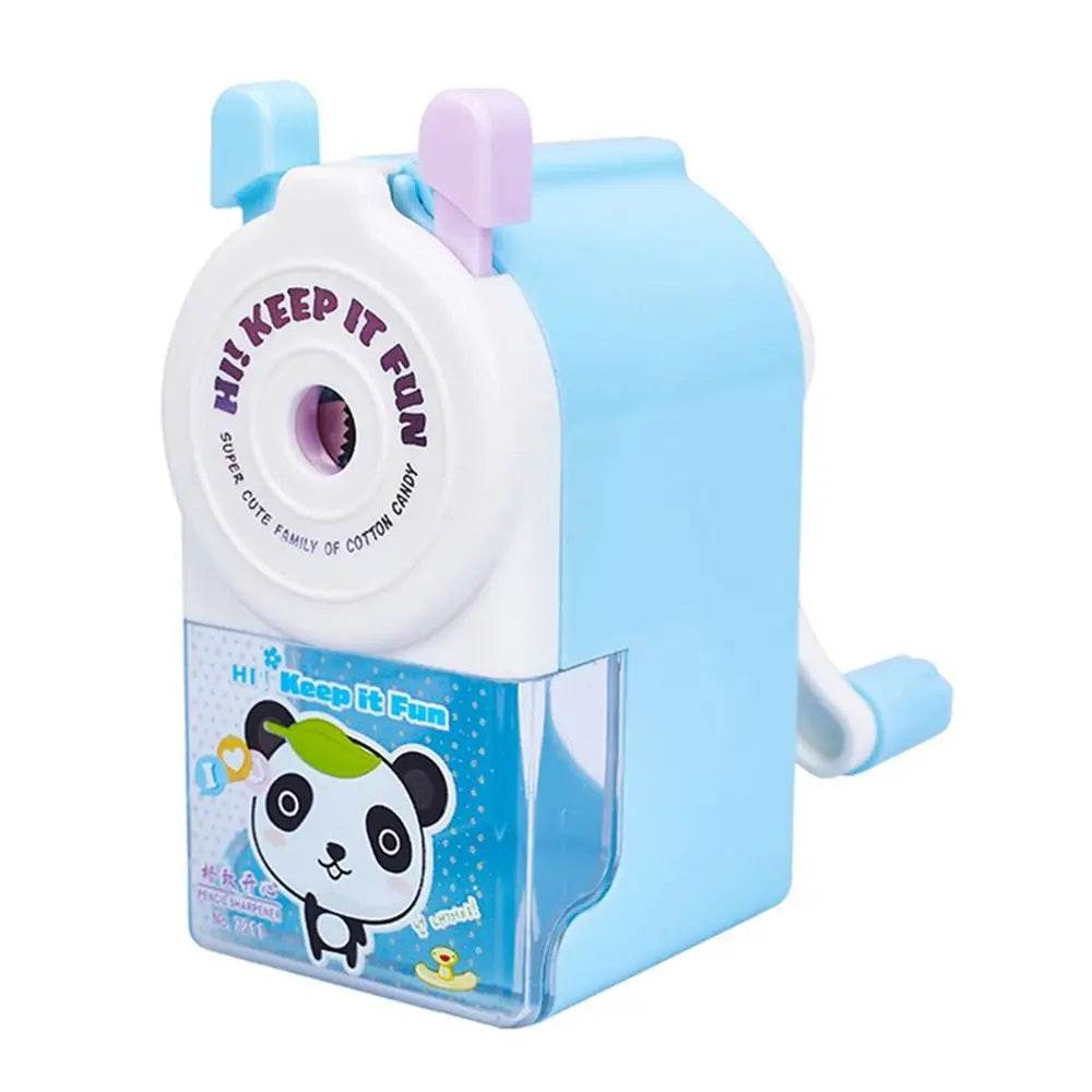 School Supplies Cartoon Animal Gift Pencil Sharpener Anti Sticking Lead Automatically Enters Lead Hand-cranked Mechanical Tool - AIAZ