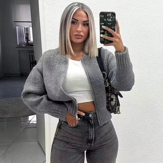 MUJER Sweater Cardigan for Women jacket tricots Coat Knit Outerwears Autumn Winter Woman Fashion Knitwear Cardigan for Woman - AIAZ