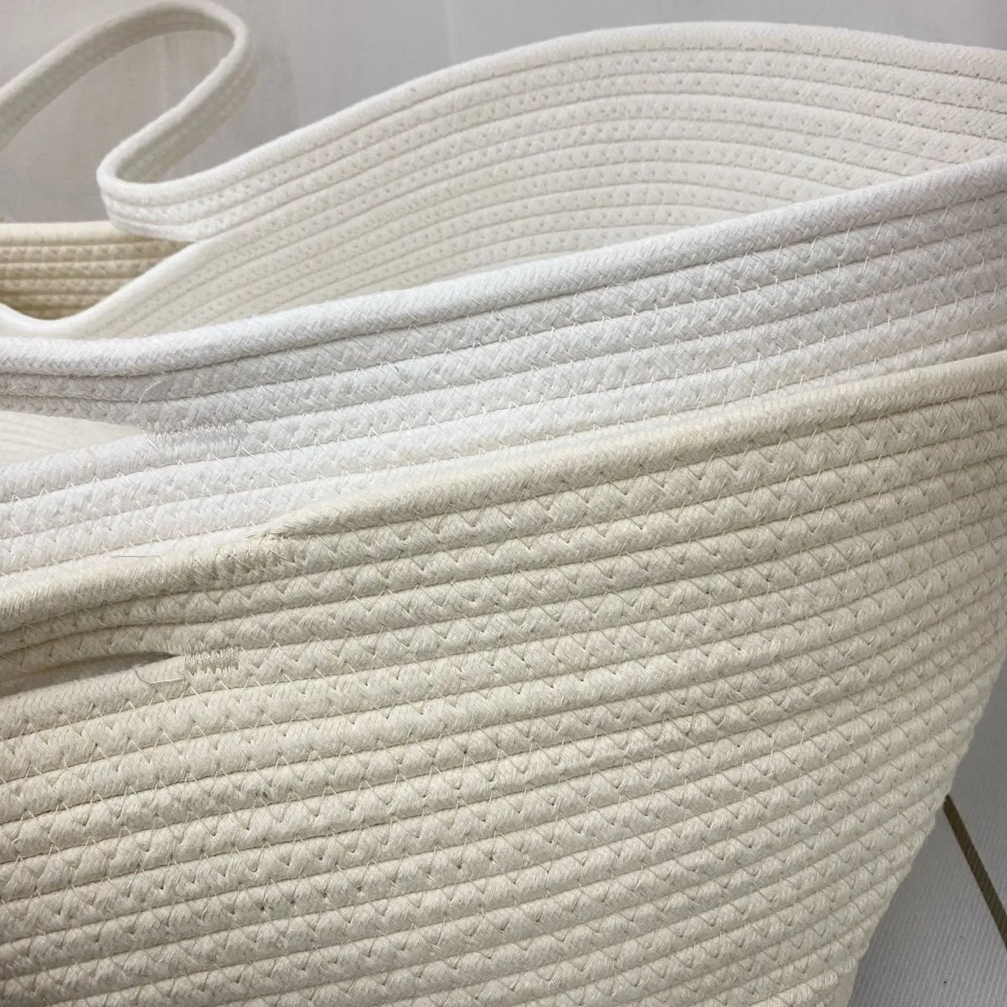 Ins Newborn Hand Basket Cotton Rope Woven Crib Baby Cradle Portable Outdoor Sleeping Infant Accessories Photography Props Gifts