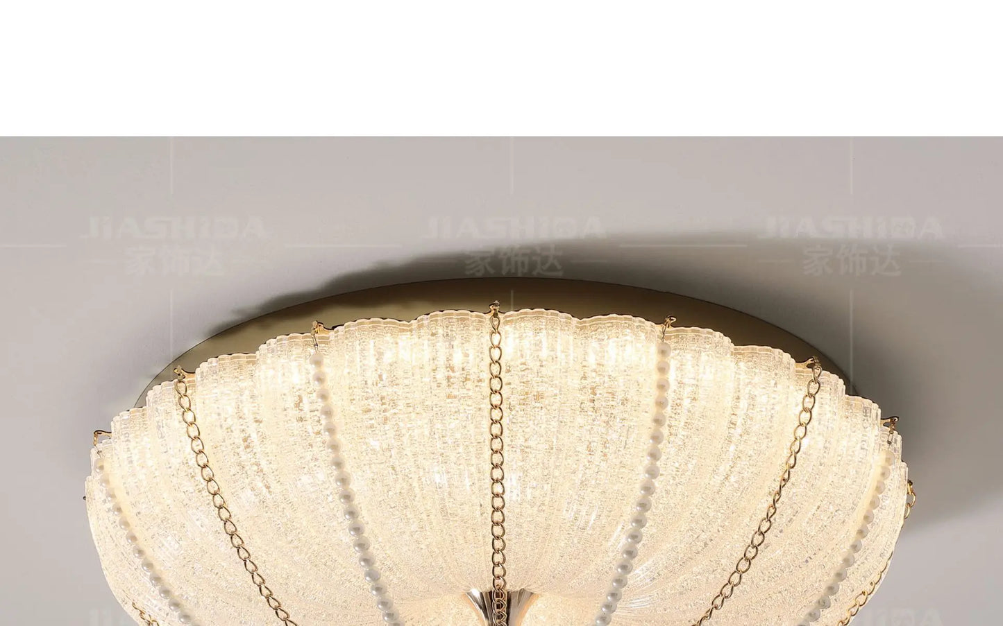 French Style Creamy Ceiling Light Warm Romantic Main Bedroom Room Lamp Eye Protecting Lighting Living Room Cozy Ambient