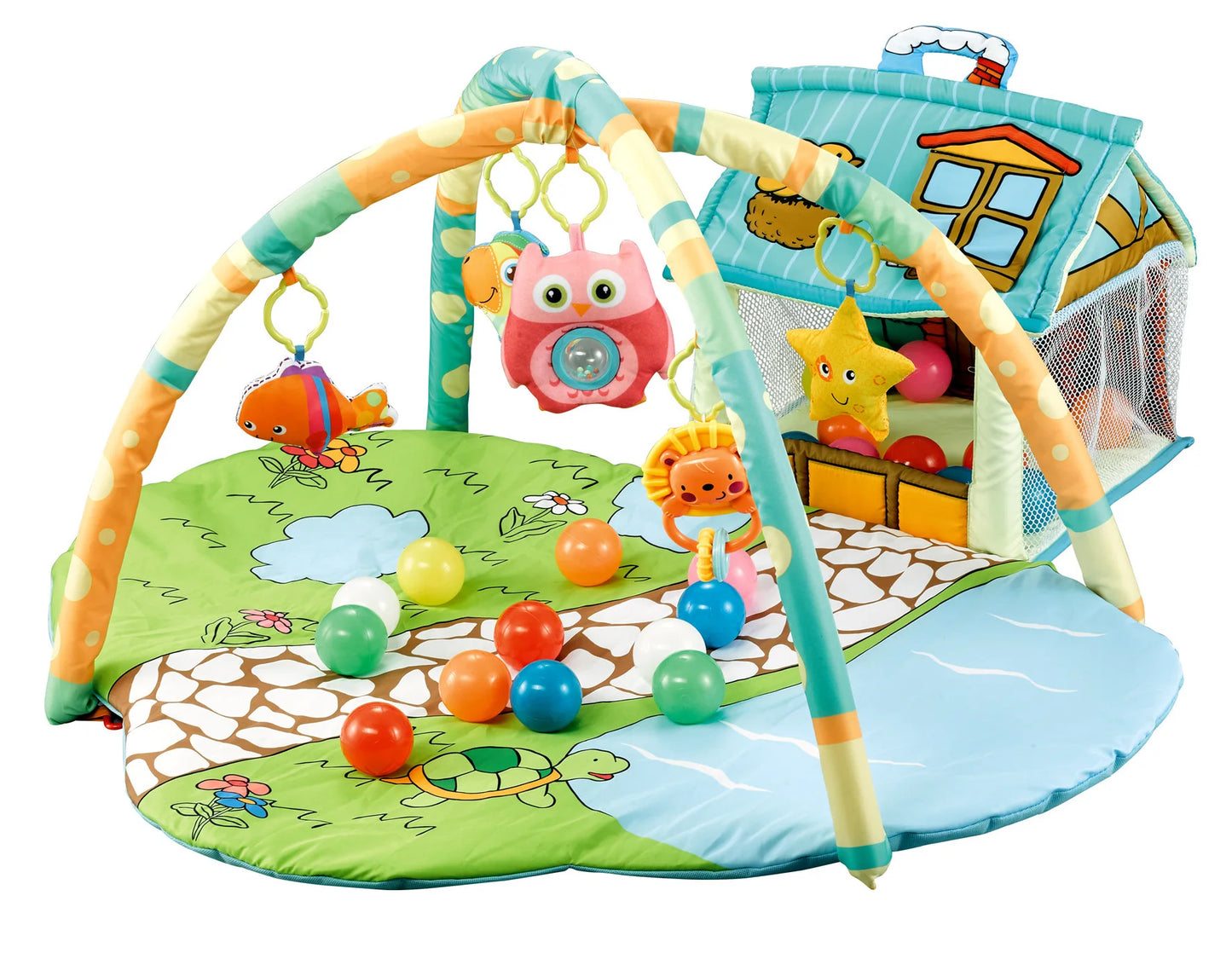 3-in-1 Baby Activity Gym Baby Play Mat Educational Toys Puzzle Crawling Blanket Infant Game Pad Rug Gift Baby Toys 0-12 Months