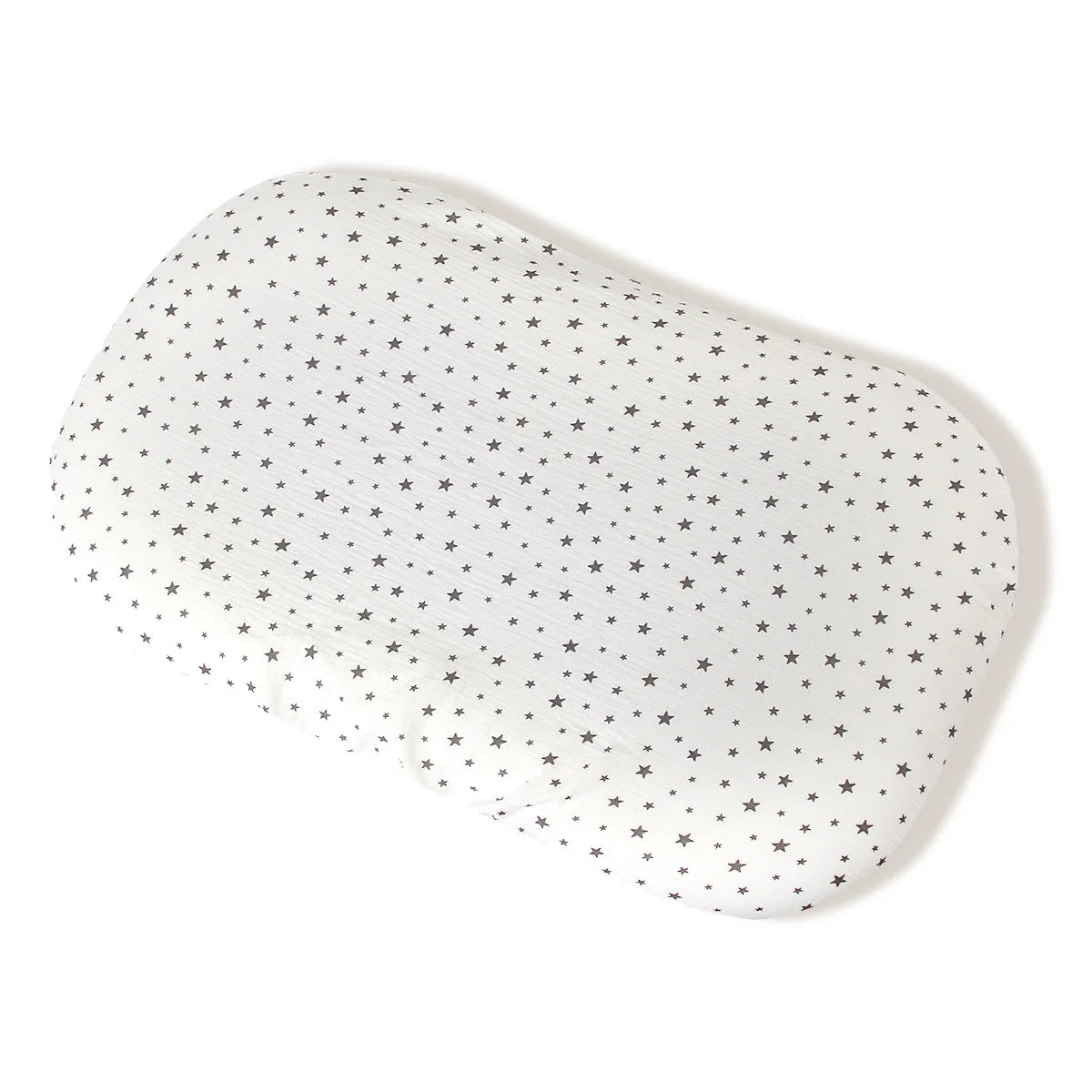 100% Cotton Crinkle Muslin Fitted Crib Sheet  for infant baby Soft Breathable Solid Color Baby Bassinet Mattress Cover Bedding
