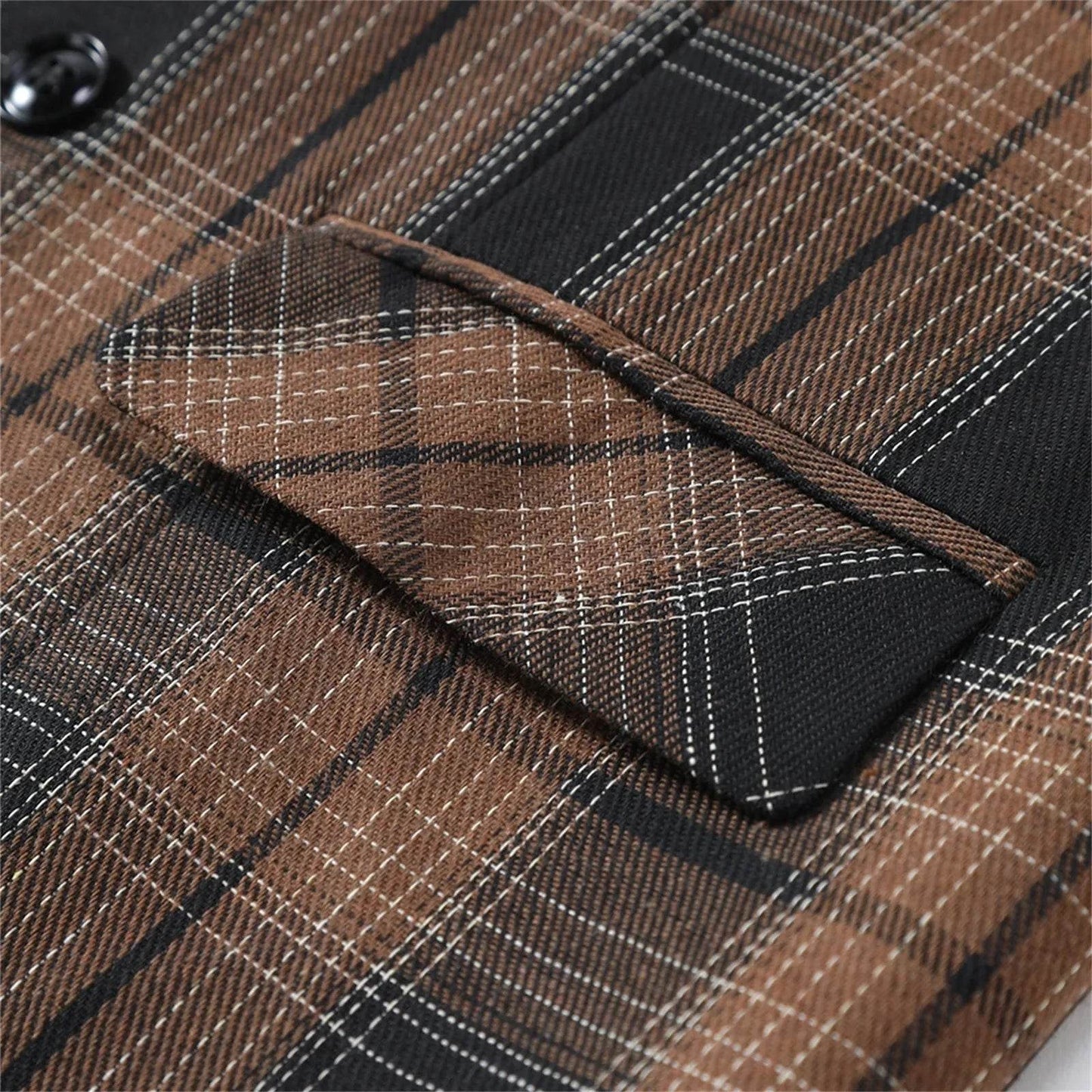 2025 Men's Spring Casual Single Button Suit Vest V Neck New Style British Men's Suit Vest Waistcoat Formal Business Suit Vest - AIAZ