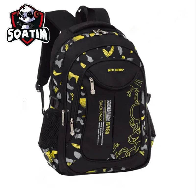 Kids backpack children School Bags For Boys orthopedic school Backpack Waterproof Primary Schoolbag book bag mochila infantil - AIAZ