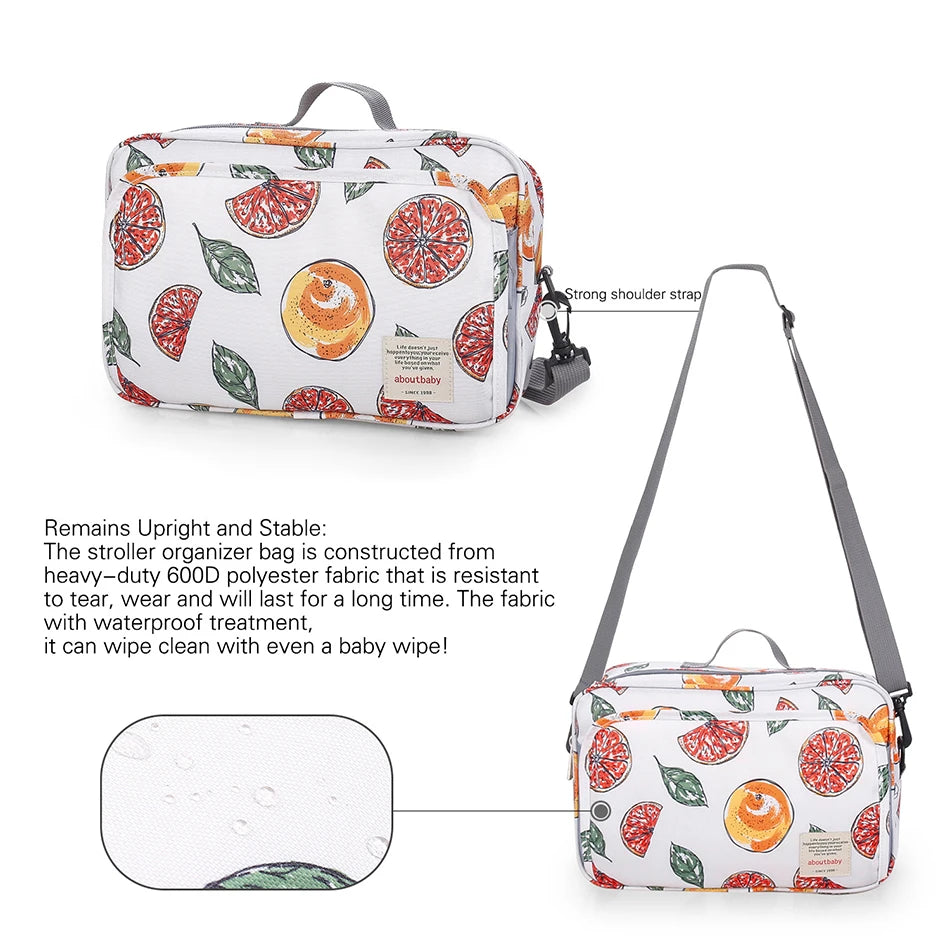 Women Multi-functional Messenger Bags Outdoor Waterproof Stroller Hanging Bag Baby Diaper Bags Adult Casual Cartoon Shoulder Bag