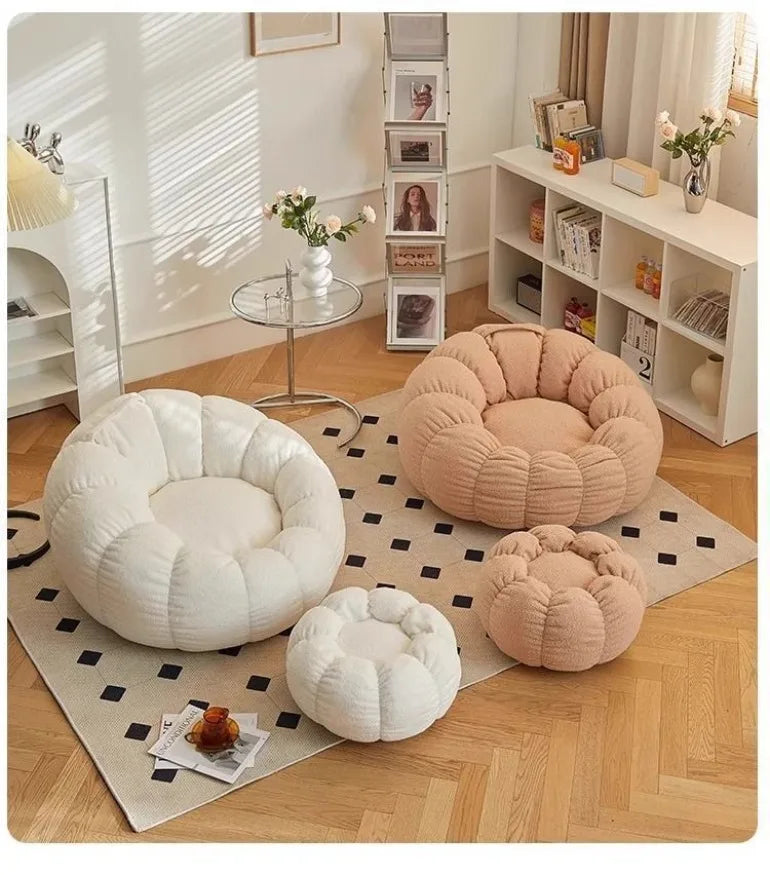 Bean Bag Living Room Sofas Nordic Modern Sofa Comfortable Relaxing Sofas Home Decoration Furniture Bedroom Lounger Accessories