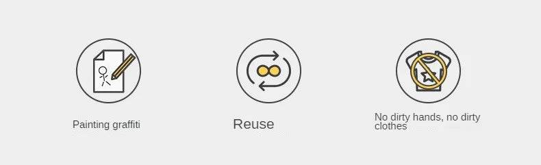 Magic Water Drawing Mat Reusable Doodle Painting Board with Pens Montessori Educational Toys for Kids Halloween Christmas Gift - AIAZ