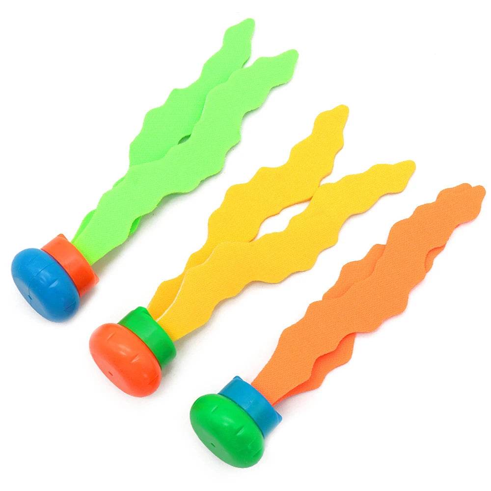 Swimming Diving Toys Children's Fish Dolphin Buoy Pool Treasure Hunt Diving Water Diamond Kids Water Game Toys Set Reusable Gift - AIAZ