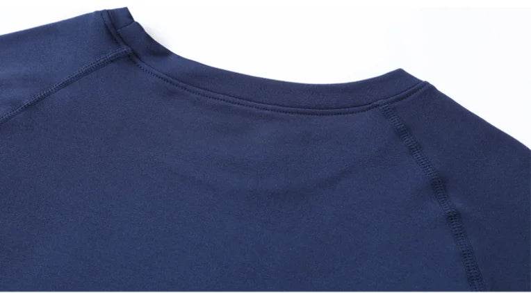 Men Undershirts Men's Winter Thermal Underwear Thin Fleece Elastic Compression Fitness For Winter Sports First Layer Wear - AIAZ