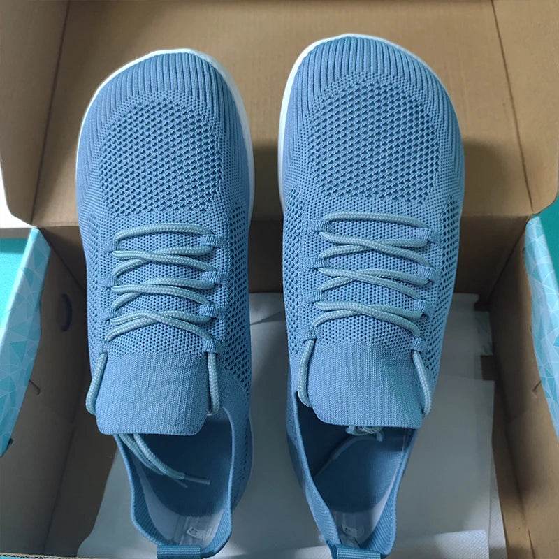 Men's Wide Toe Minimalist Sports Shoes Breathable and Comfortable Hiking Shoes Breathable Black Fitness Running Women's Shoes - AIAZ