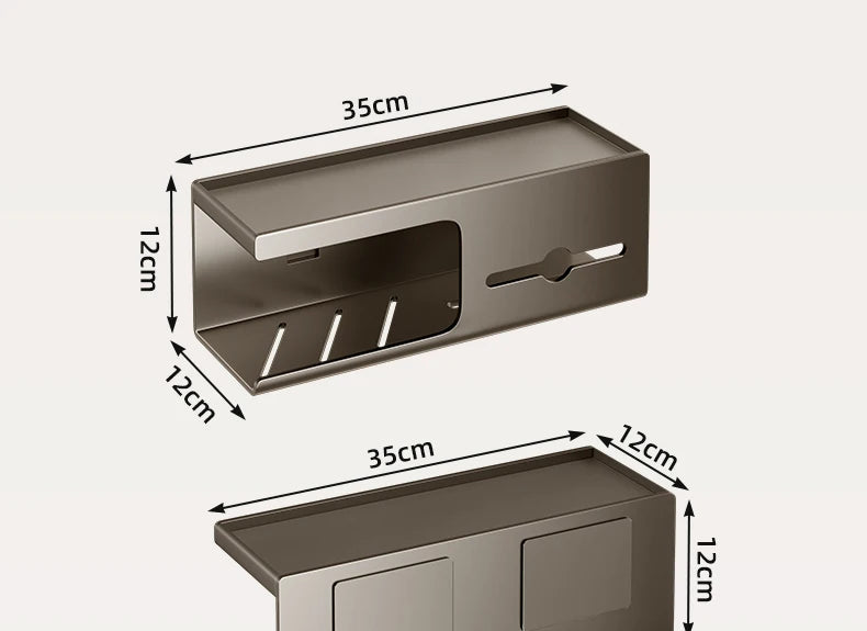 Toilet Paper Holder Wall-Mounted Carbon Steel Toilet Paper Holder Tissue Rack Bathroom Tissue Holder Bathroom Accessories