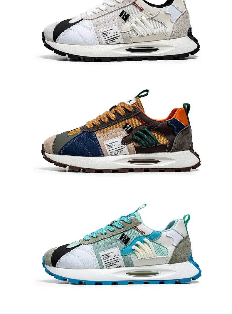 Men's Sports Shoes Male Casual Shoe platform Wear-resistant Shock-absorbing Anti Slip Comfortable Men Shoes Zapatillas De Hombre - AIAZ