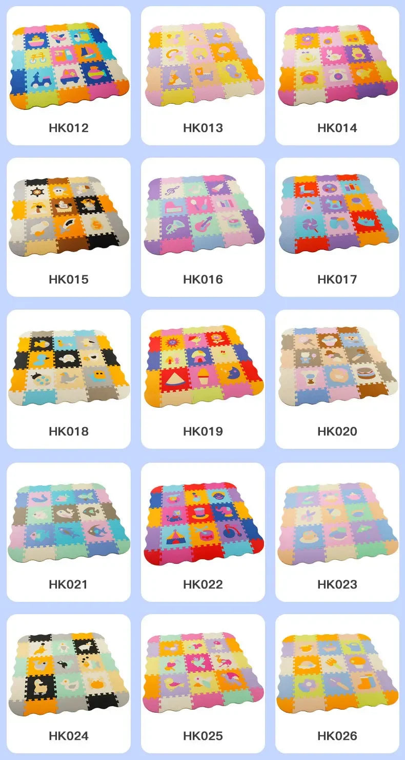 Animal Pattern Baby Play Mat Puzzle Toys For Kids Children EVA Foam Yoga Crawling Mats Floor Tapete Room Decor Baby Child Gifts