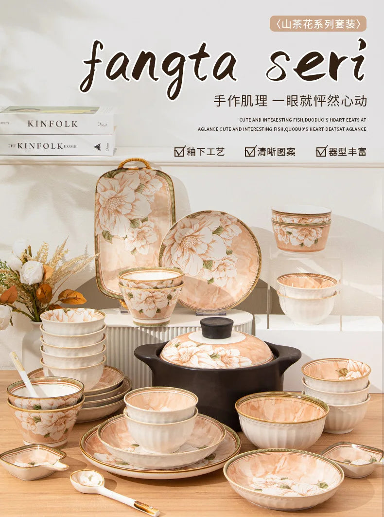 High-quality Ceramic Spoons Wholesale Combinations Household Gift Tableware Sets