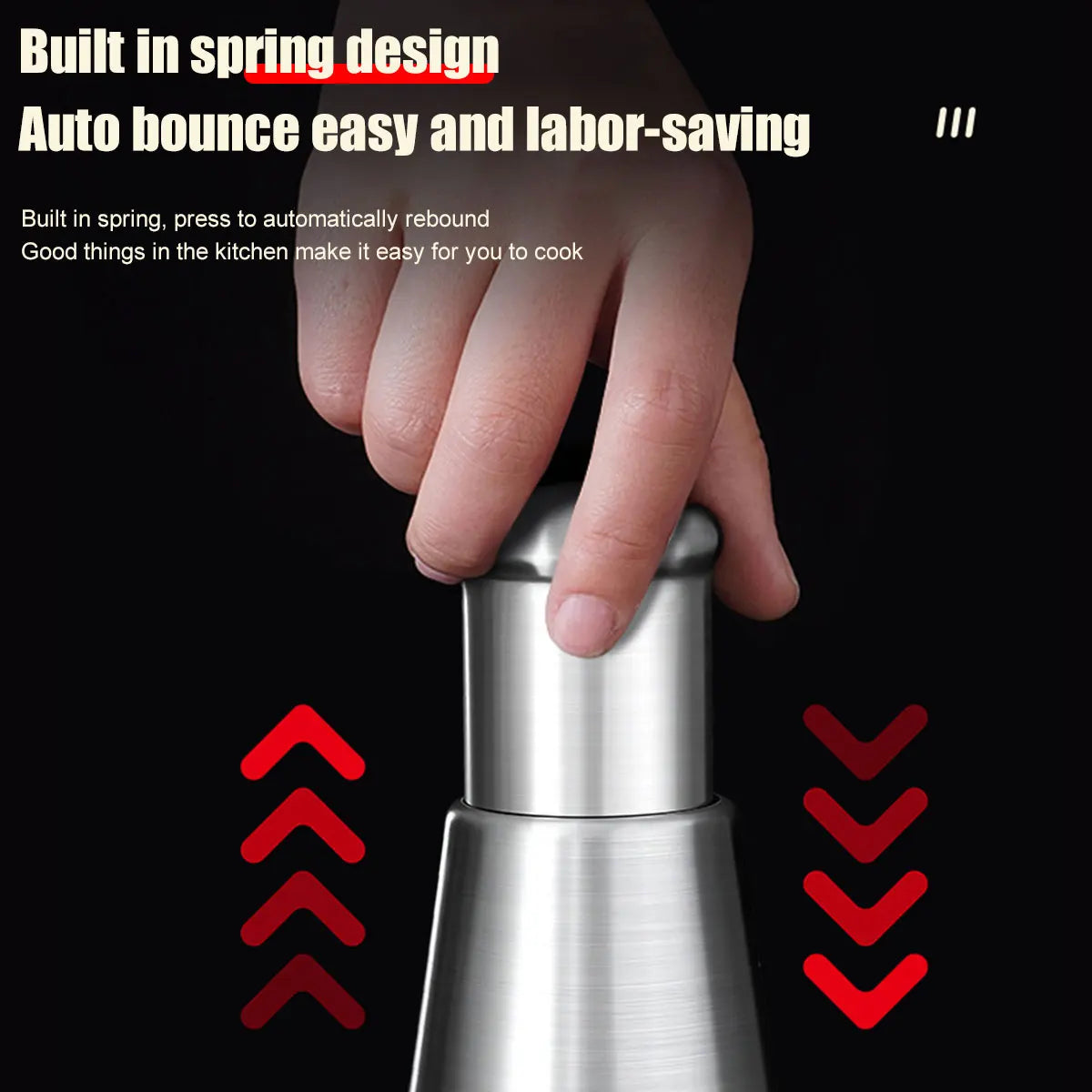 Pressed Garlic Chopper Stainless Steel Manual Garlic Masher Handheld Push Type Garlic Crusher Labor Kitchen Chopper Gadget