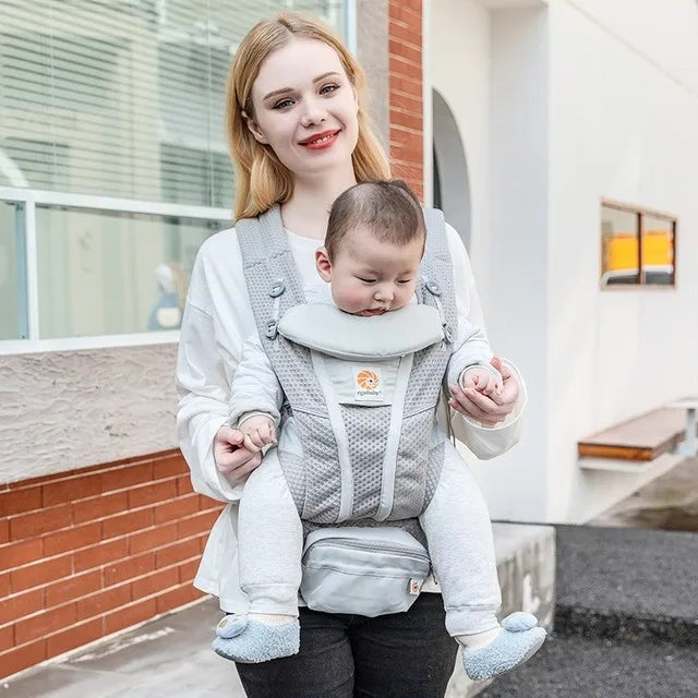 Breeze Omni Baby Carrier Multifunction Breathable Infant Carrier Backpack Kid Carriage Toddler baby Sling Wrap Suspenders 360