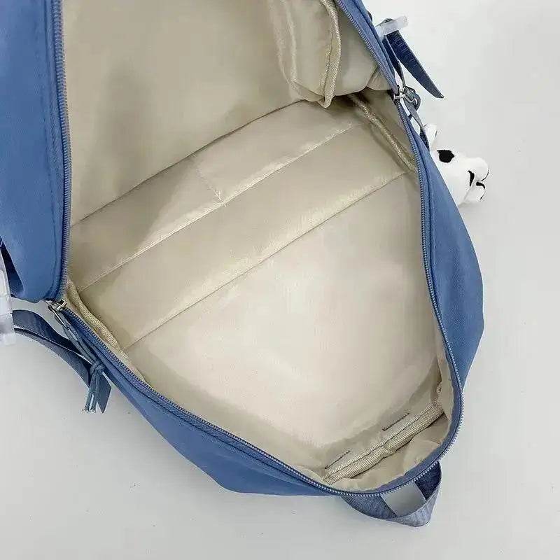 Girls Backpack Cute School Bags For Student Teens Girls Pockets Women Laptop Backpack Harajuku - AIAZ