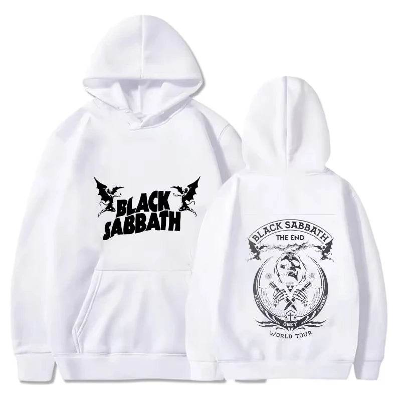 Fall Hoodie Sabbath Men's Vintage Rock Women's Casual Print Heavy Metal Band Album Concert Sabbath Music Black Sabbath Sweater - AIAZ