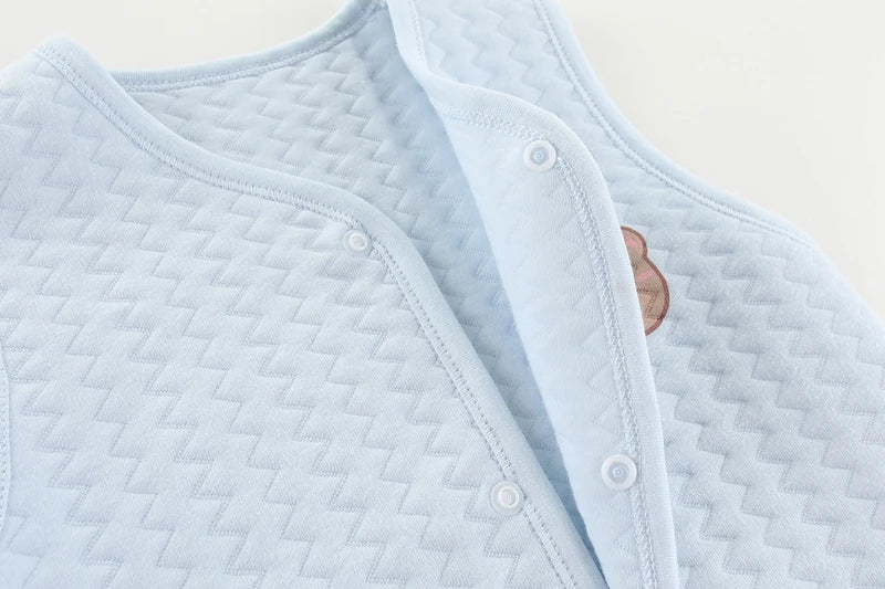 Cotton Newborn Baby Waistcoat Autumn and Winter Girl Vest Jacket Warm Soft Children Vest Cartoon Kids Clothes 0-24 Months