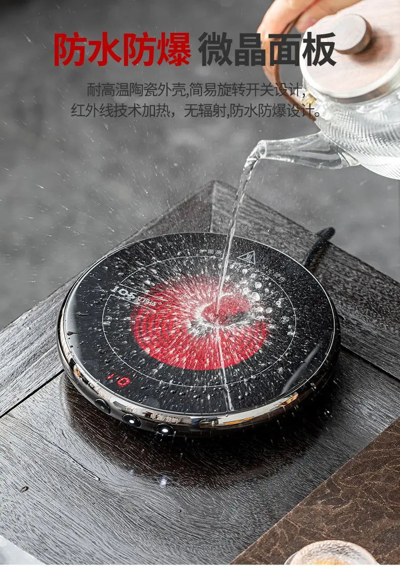 Flower Tea Pot Set English Boiled Afternoon Tea Fruit Tea Set Heat-resistant glass Scandinavian style light luxury health kettle